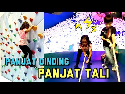 Anak kecil panjat tebing | Hadfi dan Idris | Doovi