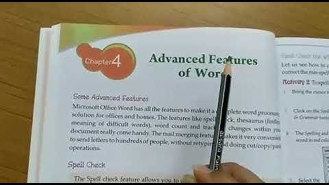 Class 5 th chapter 4 ADVANCED FEATURES OF WORD part 1