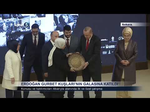 ERDOĞAN GURBET KUŞLARI’NIN GALASINA KATILDI