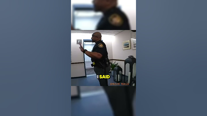 Security guard has a stand off with sheriff deputy