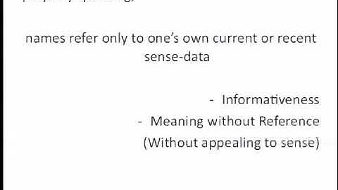 Philosophy 135   Lecture 07   Kripke