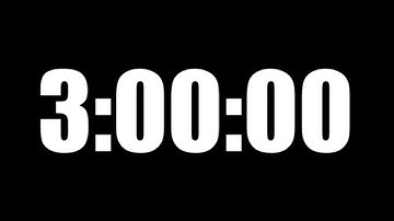 Đồng hồ đếm ngược 3 giờ | 3 hours countdown timer | TS.BS.Vũ Duy Kiên