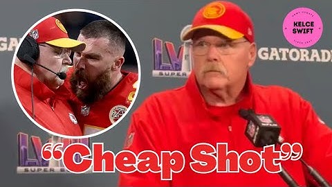 Andy Reid REACTS to Travis Kelce SCREAMING on his face in Super Bowl 2024