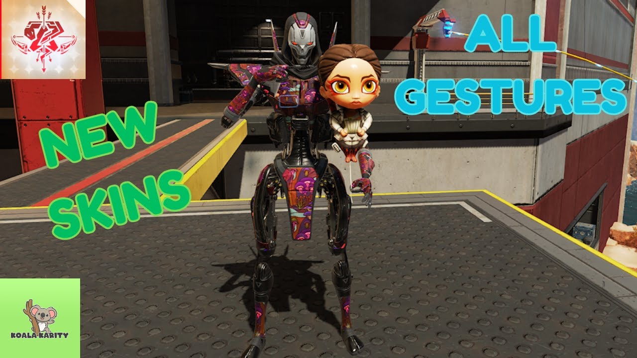 New Rare Skin for Revenant (Psychedelic Synth), All Gestures