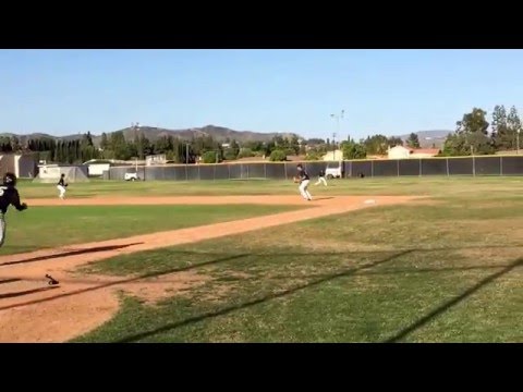 Nate with a base hit and RBI