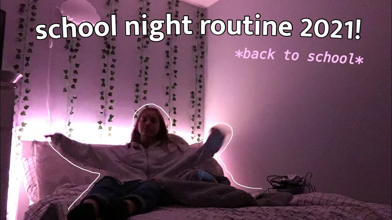 my REAL school night routine 2021! *realistic* - YouTube