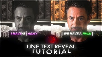 Line text animation | Alight Motion tutorial