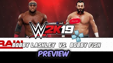 WWE 2K19 PSP, Android/PPSSPP - Bobby Lashley vs Bobby Fish Preview