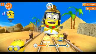 Minion Rush - Level 567 - A Very Difficult L Level Between The Pyramids