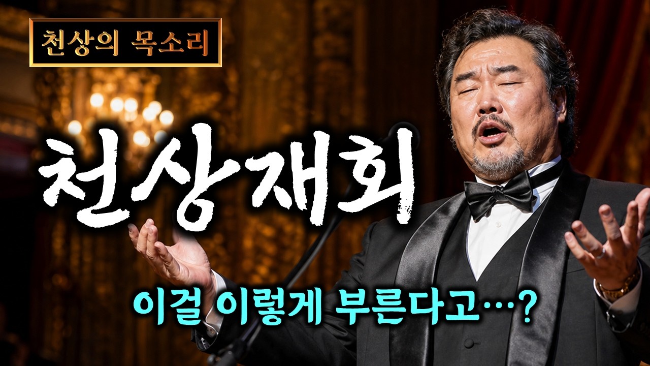 '천상재회'를 성악가가 부르면 벌어지는 일.. 첫 소절부터 가슴이 웅장해집니다