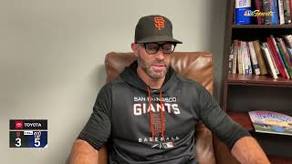 Gabe Kapler addresses Casey Schmitt's struggles