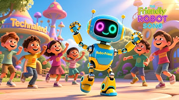 “3D Animated Robot Rhyme – Sing, Learn & Dance Together!”