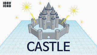 [1DAY_1CAD] CASTLE (Tinkercad : know-how / style / education) [STL data download]