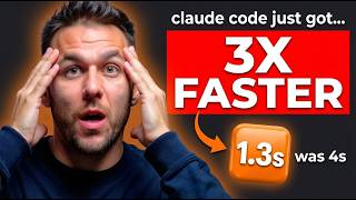 Claude Code Just Got 3X FASTER (And It's Free)