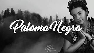 Video thumbnail of "Paloma Negra - Angela Aguilar ((LETRA))"