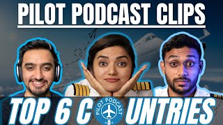 Which are the best countries for Pilot Training? | Pilot Podcast CLIPS #pilottraining