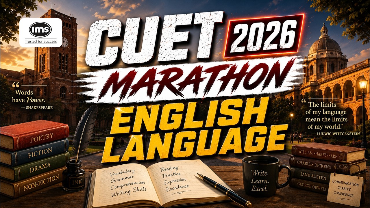 CUET 2026 English Marathon | Complete English Language Revision - YouTube