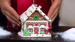 Set of 3 Mini Gingerbread Houses with Gift Bags with Pat James-Dementri
