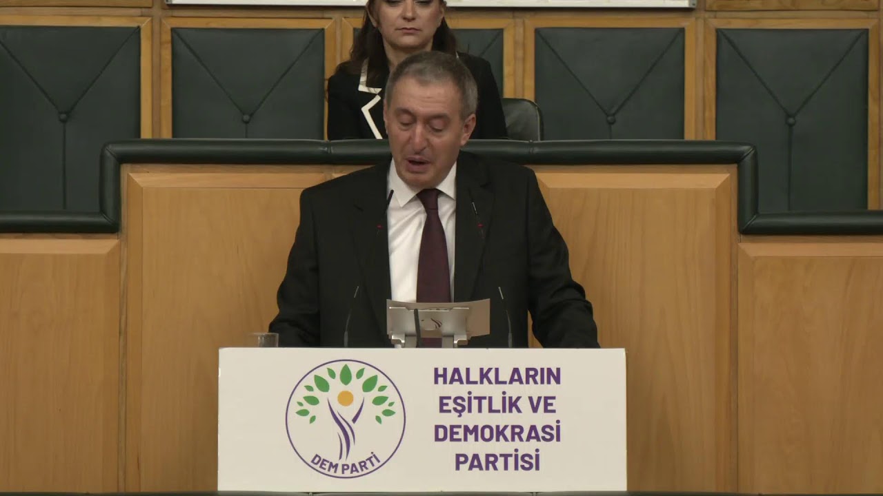 Eş Genel Başkanımız Tuncer Bakırhan, Meclis Grup Toplantımızda konuşuyor