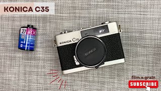 เทสกล้องฟิล์ม KONICA C35 กล้อง rangefinder