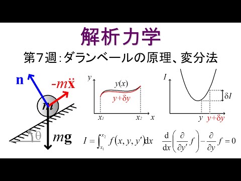 Analytical Mechanics lecture 7