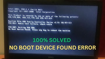 ✅How to Fix No Boot Device Found Press Any Key to Reboot the Machine In Dell, Hp, Lenovo, Accer