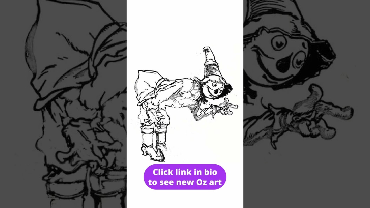 Suddenly there's NEW OZ art!  New drawings to Baum unillustrated stories.