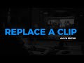 How to replace a clip on vn video editor