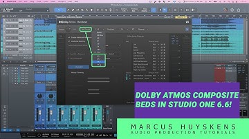 Support for Dolby ATMOS Composite Beds in Studio One 6.6
