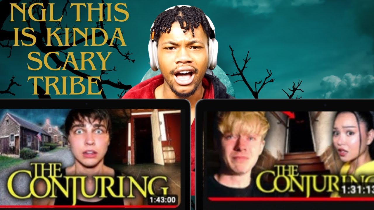 Um Is this real?? Tribe Loui Watches Sam And Colby Spend 7 Days In the Conjuring House (Day 1 & 2)