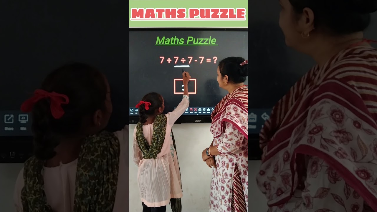 Maths Puzzle/Brain Test/innovative ideas #education #short #youtubeshorts #maths