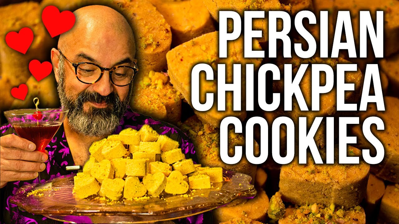 Persian Chickpea Cookies (Noon Nokhodchi) نون نخودچی ایرانی با دستور انگلیسی YouTube