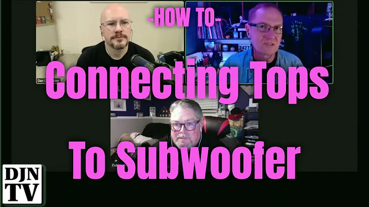 What Is The Best Way To Hook Up My Subwoofer And My Top Speakers To My DJ Controller #DJNTV Q&A