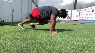 Knee-crossover Plank