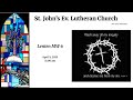 April 9, 2025 - 11:00 Service