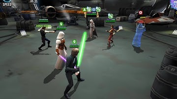 GAC [3v3] : JKR Revan ft. Solo vs BS-JML-Wat Jedi Master Luke [1st Attempt] [SWGoH] [Counter]