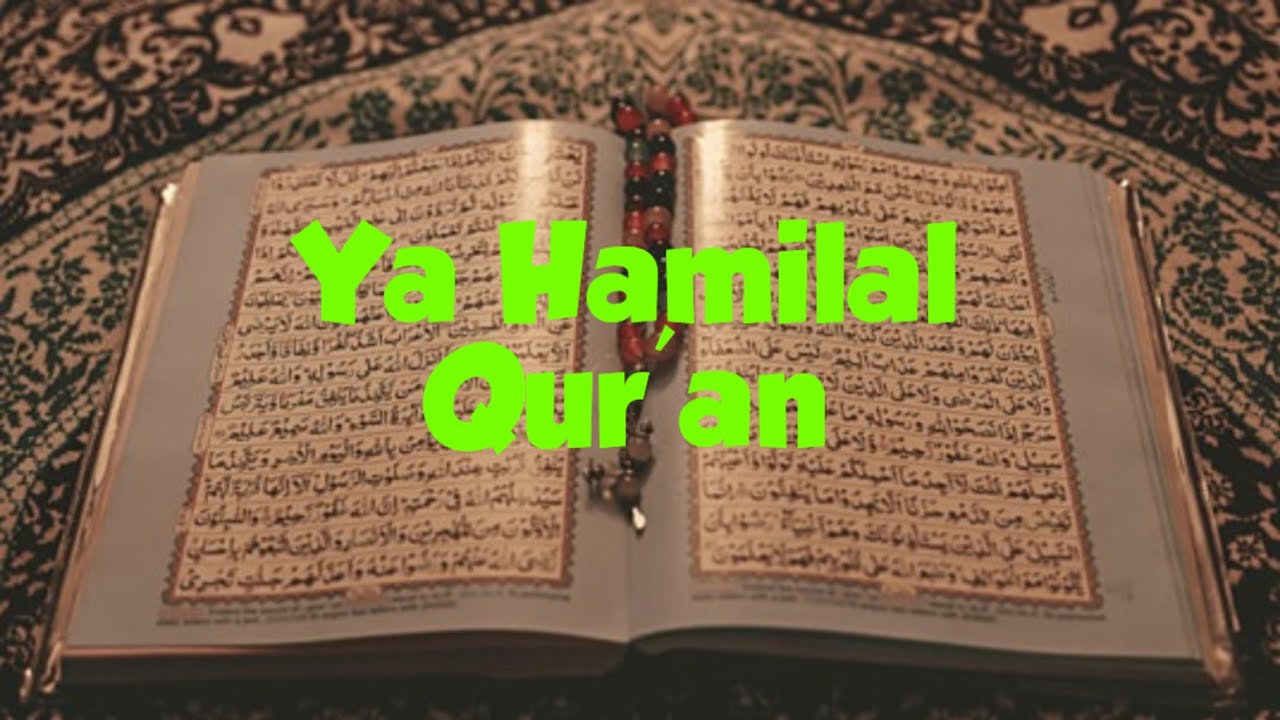 Karaoke  JMHQ Ya hamilal qur'an   يا حا ملا  القرءن