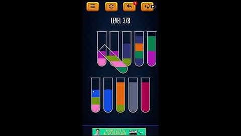 Water Sort Puzzle - Color Liquid Sorting Game Level 378 Solution