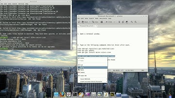 How to change Icons and Colors in Linux Mint 17