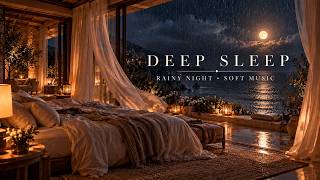 DEEP SLEEP BY THE SEA 🌙 | Relaxing Rain & Soft Music for Sleep screenshot 3