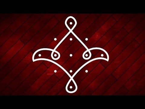 Quick 5 Dots Neli / Aadi Matham Special Kolam / Pandaga Muggulu / Sikku / Kambi Kolam