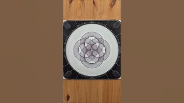 Four loops, one flawless harmony #spirograph #mathart #गणित #art #искусство #幾何学#geometri #太陽アート