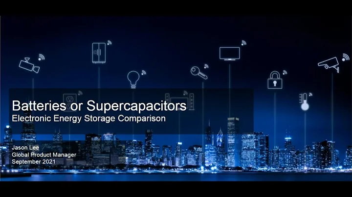 Supercapacitors versus batteries: What are the differences?