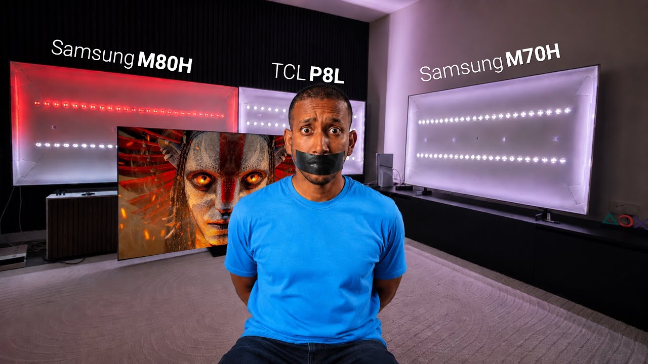 The Ugly Truth of Mini LED TVs | Samsung M80H vs TCL P8L vs Samsung M70H