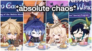 Luna 5 Livestream But Everyone Is Chaotic Genshin Impact 6.4Luna V Special Program