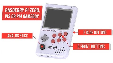 PiBoy DMG - Raspberry Pi4, Pi3 or Pi Zero Compatible