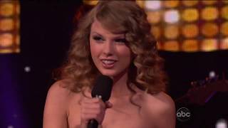 Taylor Swift - White Horse Live Ate Dancing With The Stars