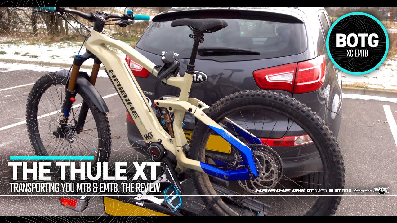 THULE EASY FOLD XT Transporting your EMTB MTB SAFELY. BRILLIANT. - YouTube