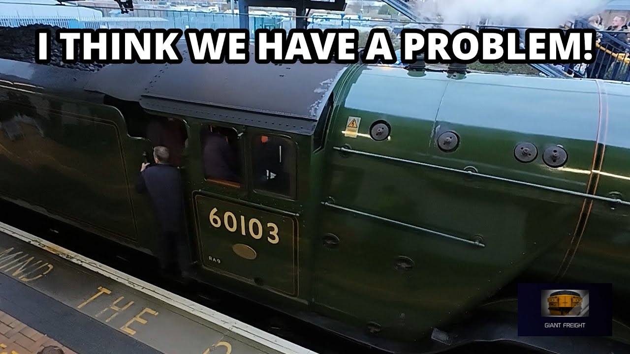 Flying Scotsman Stuck At York With Irate Customers!