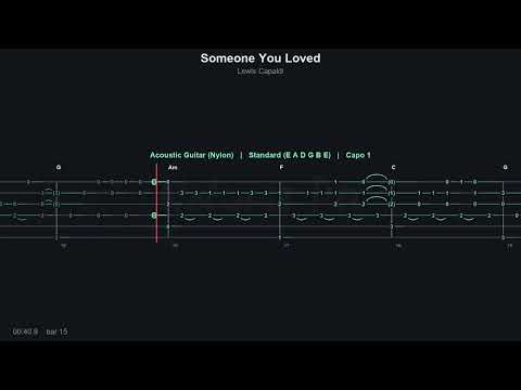 Someone You Loved (Guitar) - Lewis Capaldi